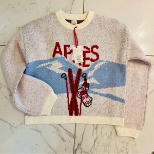 Cozy Alps Sweater with Ski Design